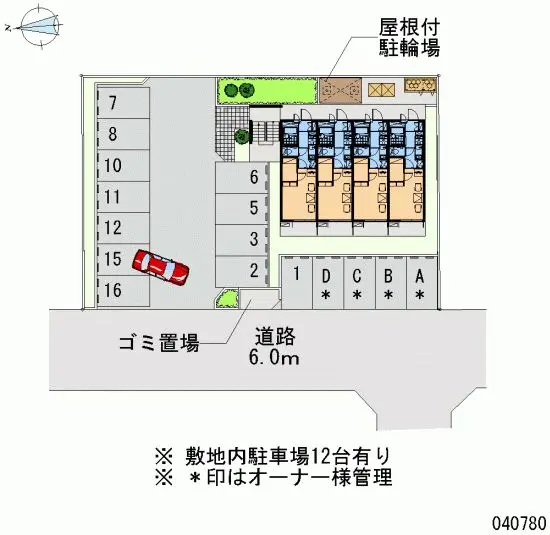 ★手数料０円★名古屋市中川区法華西町　月極駐車場（LP）